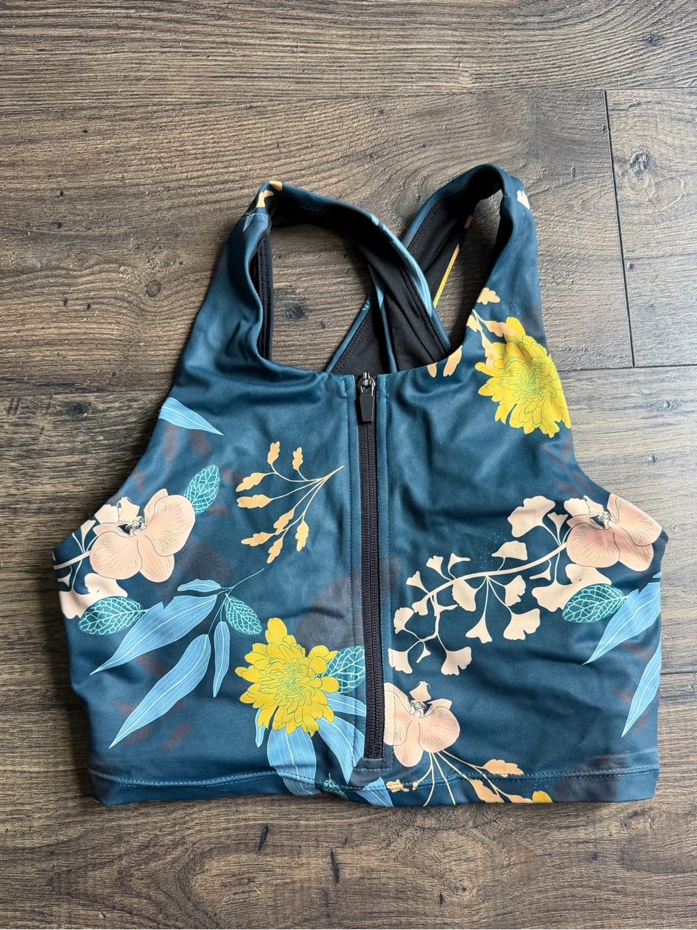 Cropped Zip Up Breastfeeding Swim Top